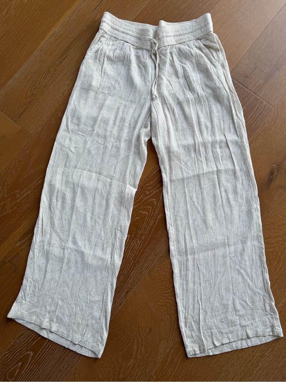 Prana Fernie Beach Pants Tencel Wide Leg Flowy Women’s Size L